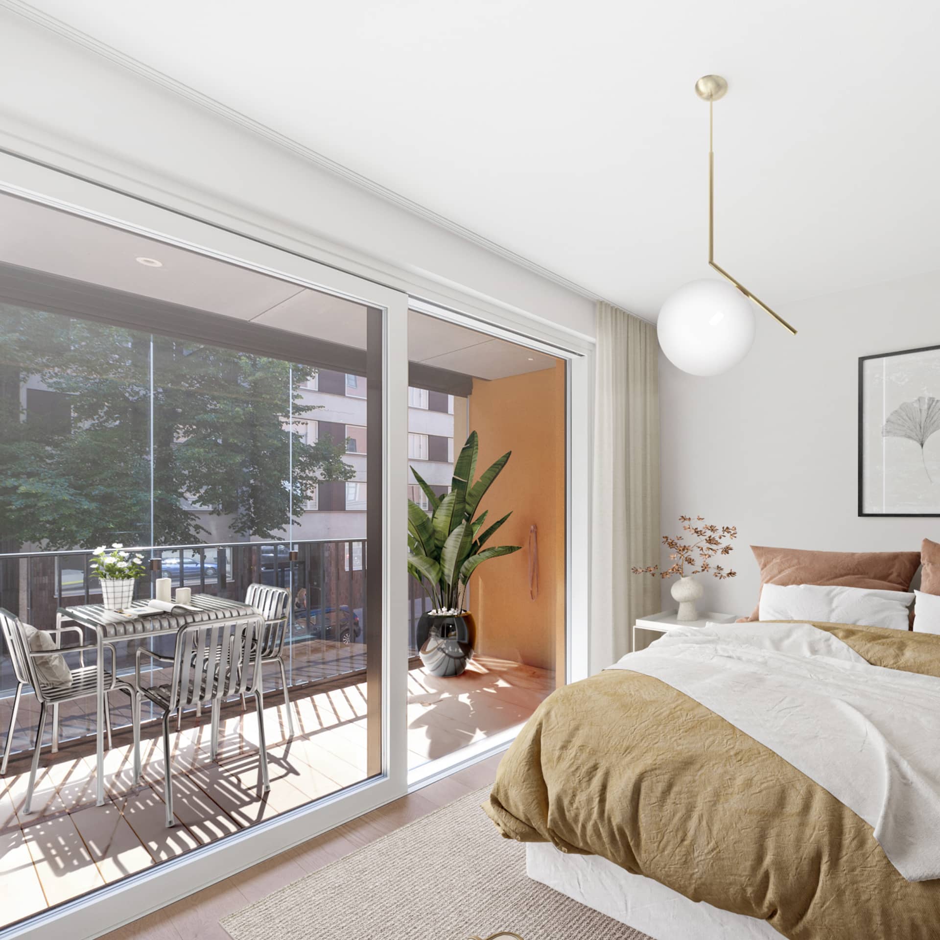 Parveke jatkaa elintilaa ulos