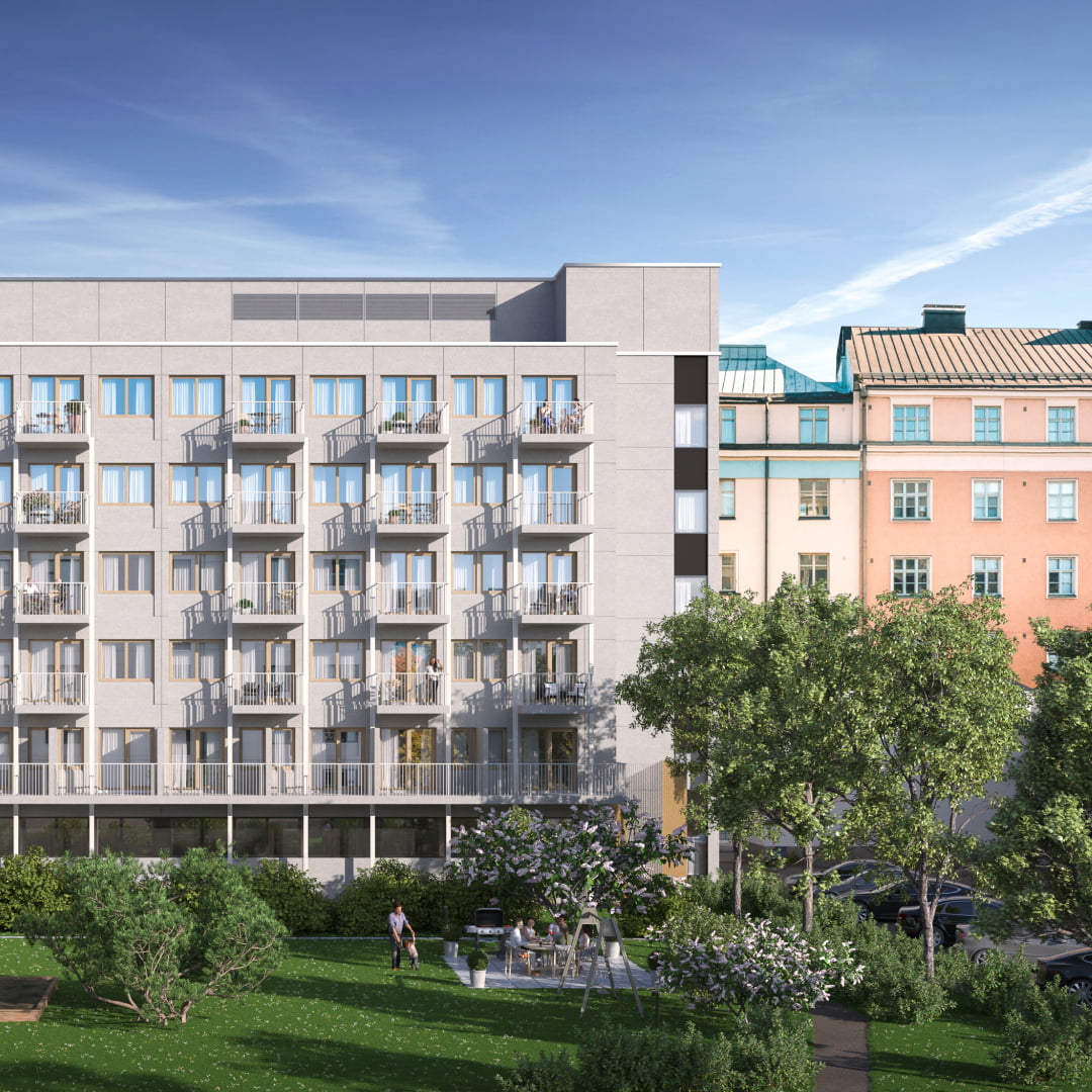 76&Piha green court yard