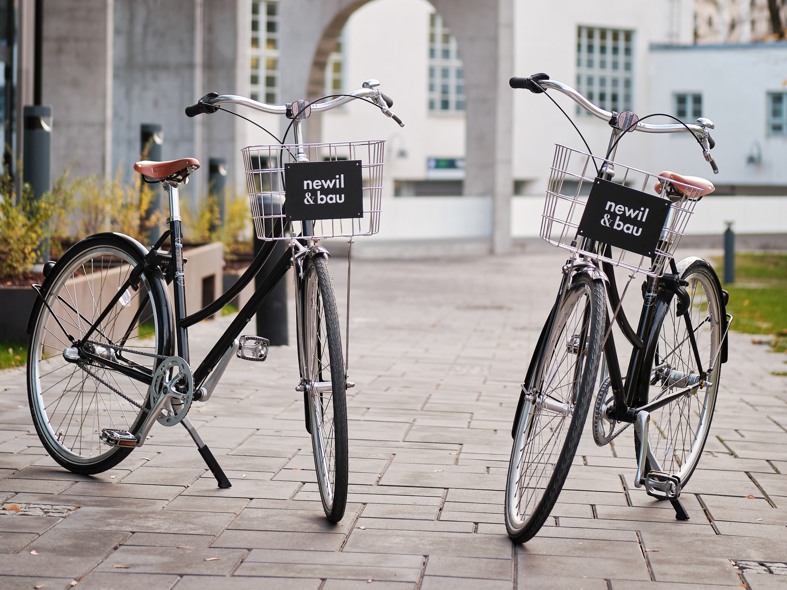 Yhteiskäyttöpyörät Meanderin sisäpihalla