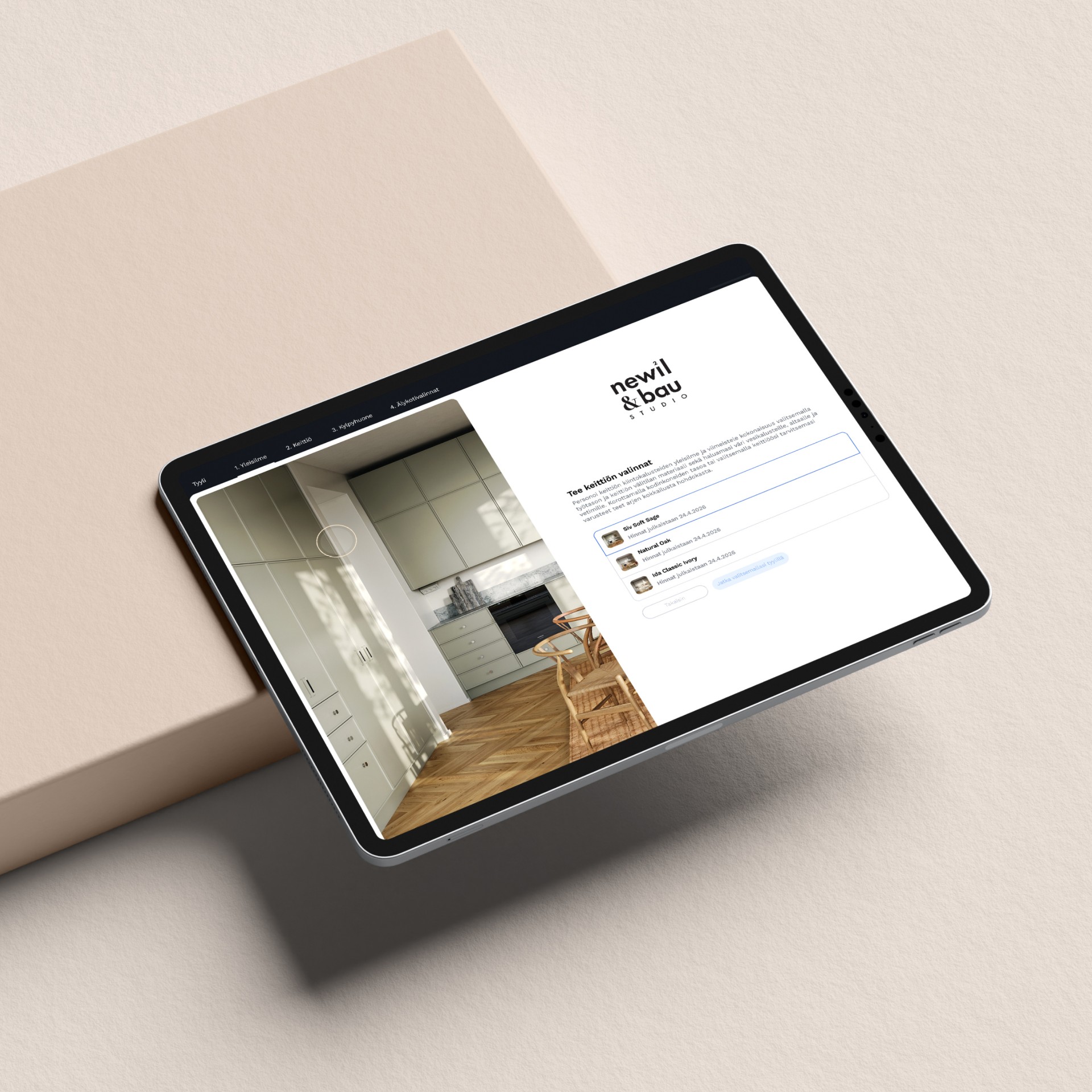 N&B Kodin voi personoida omanlaisekseen valitsemalla tyylejä ja tuotteita kuratoidusta valikoimasta