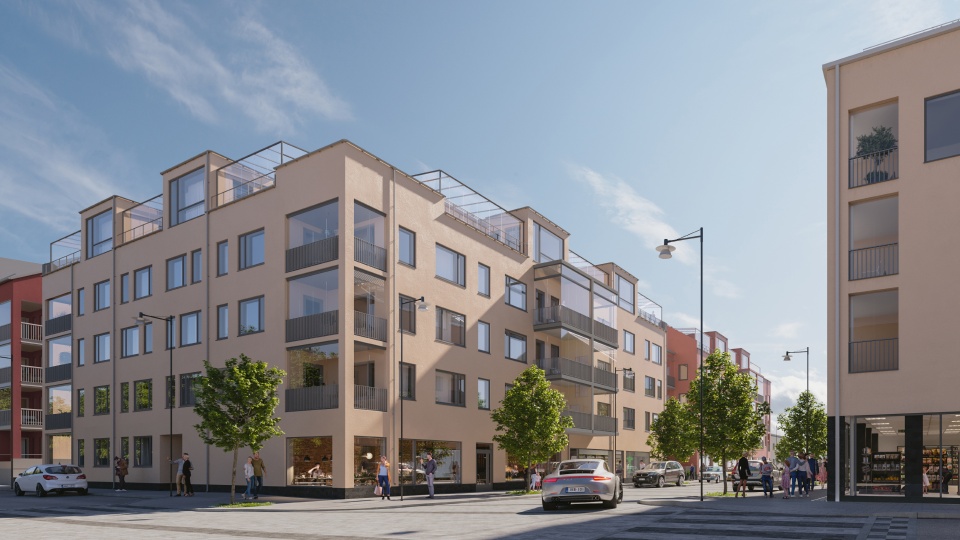 Solariksen julkisivu