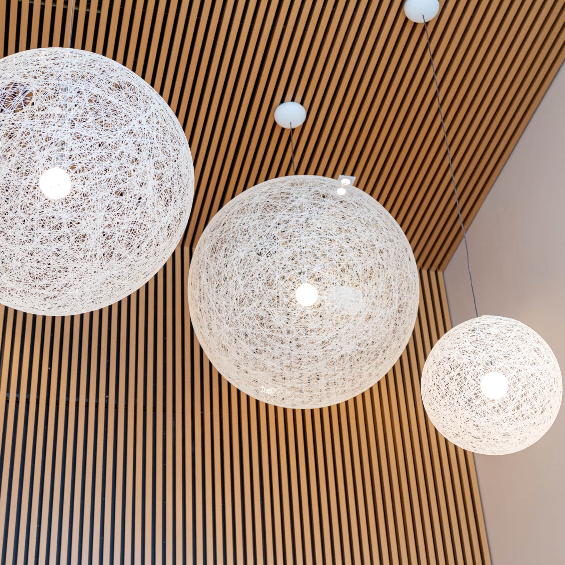 Aulan upea valaistus